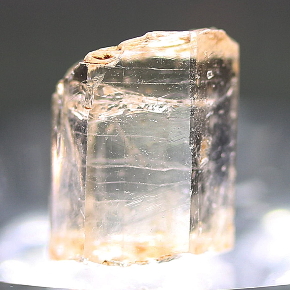 希少・ミャンマー産]天然フェナカイト結晶原石/宝石質（1.03g/簡易鑑別