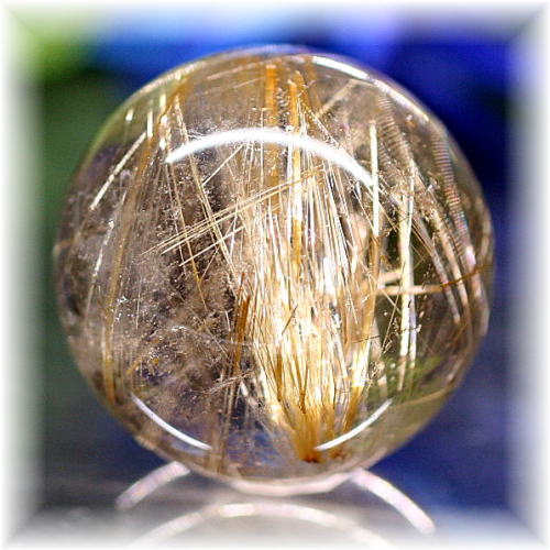 ゴールドルチルクォーツ丸玉/スフィア - 埼玉県吉川市の天然石専門店