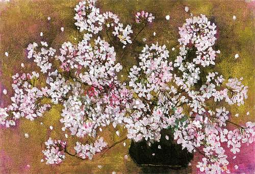 一枚の繪 －～花の舞い～ 羽倉恭子 油彩画展