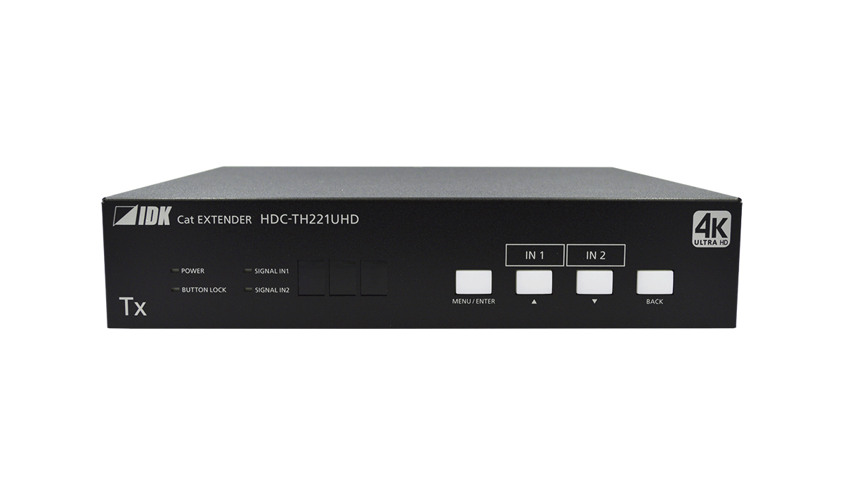 HDC-TH221UHD 4K@60対応 HDBaseT送信器 | 株式会社アイ・ディ・ケイ
