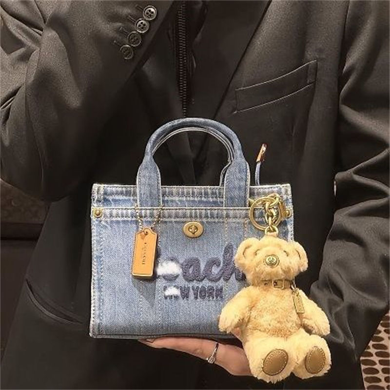 Coachデニム ショルダー トートバッグ コーチデニムトートバッグ 個性
