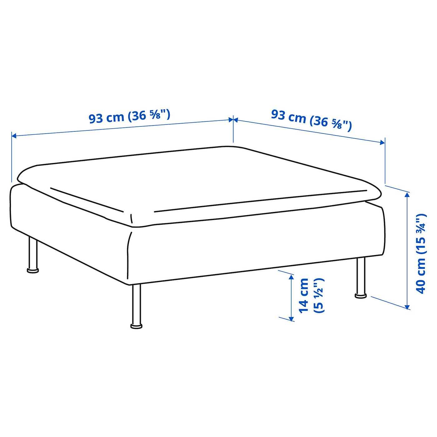SÖDERHAMN ソーデルハムン オットマン, フリードトゥナ ライトベージュ