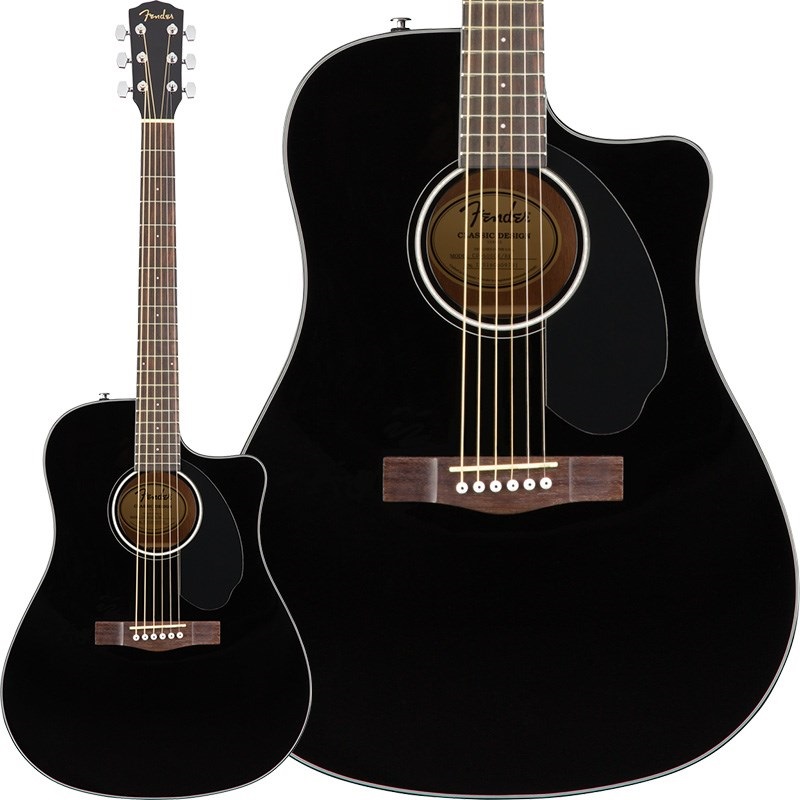 Fender Acoustics Fender CD-60SCE Dreadnought (Black) フェンダー