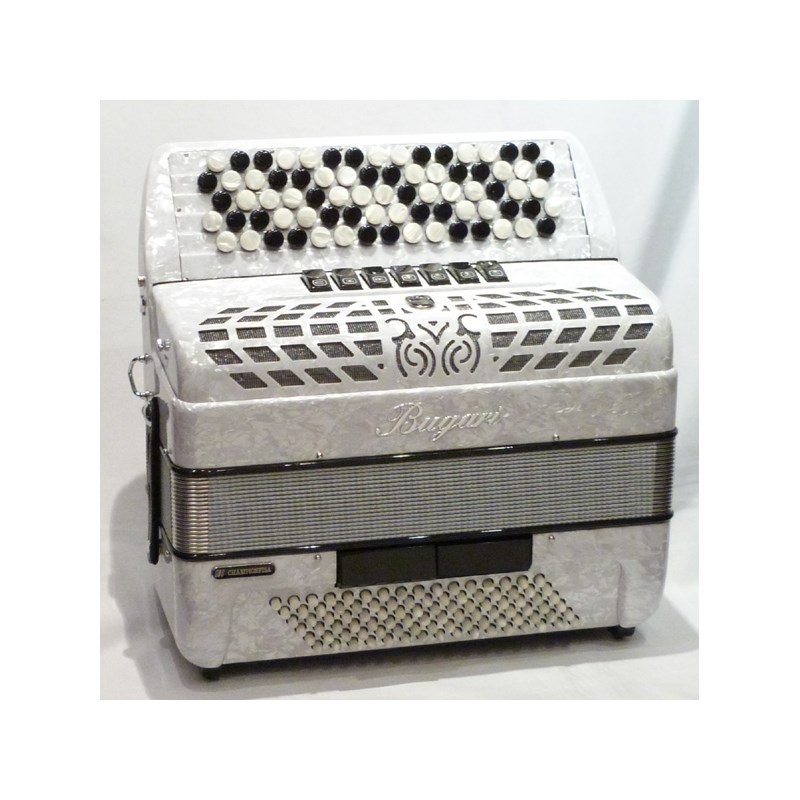 BUGARI イタリア製 クロマチックアコーディオン ボタン式 ブガリ 320CH