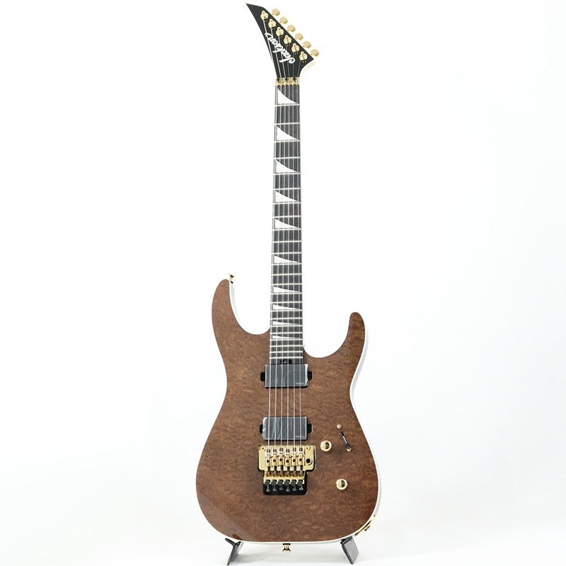 Jackson MJ Series Dinky DK FF Burl Mahogany (Dark Mocha/Ebony