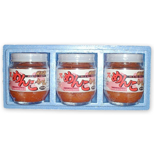 めんこちゃん ケース3ヶ入り 150g×3ヶ | 一八興業水産株式会社