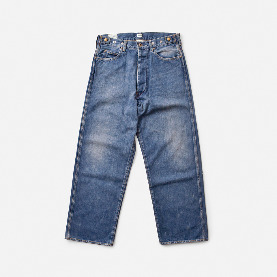 chimala チマラ 12oz ウエスト アジャスタブル デニム パンツ cs40