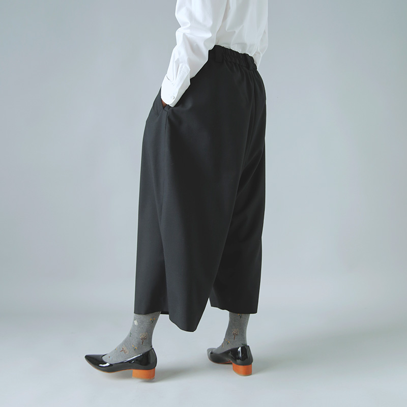 atelier naruse アトリエナルセ ウール フォーマル ガウチョパンツ