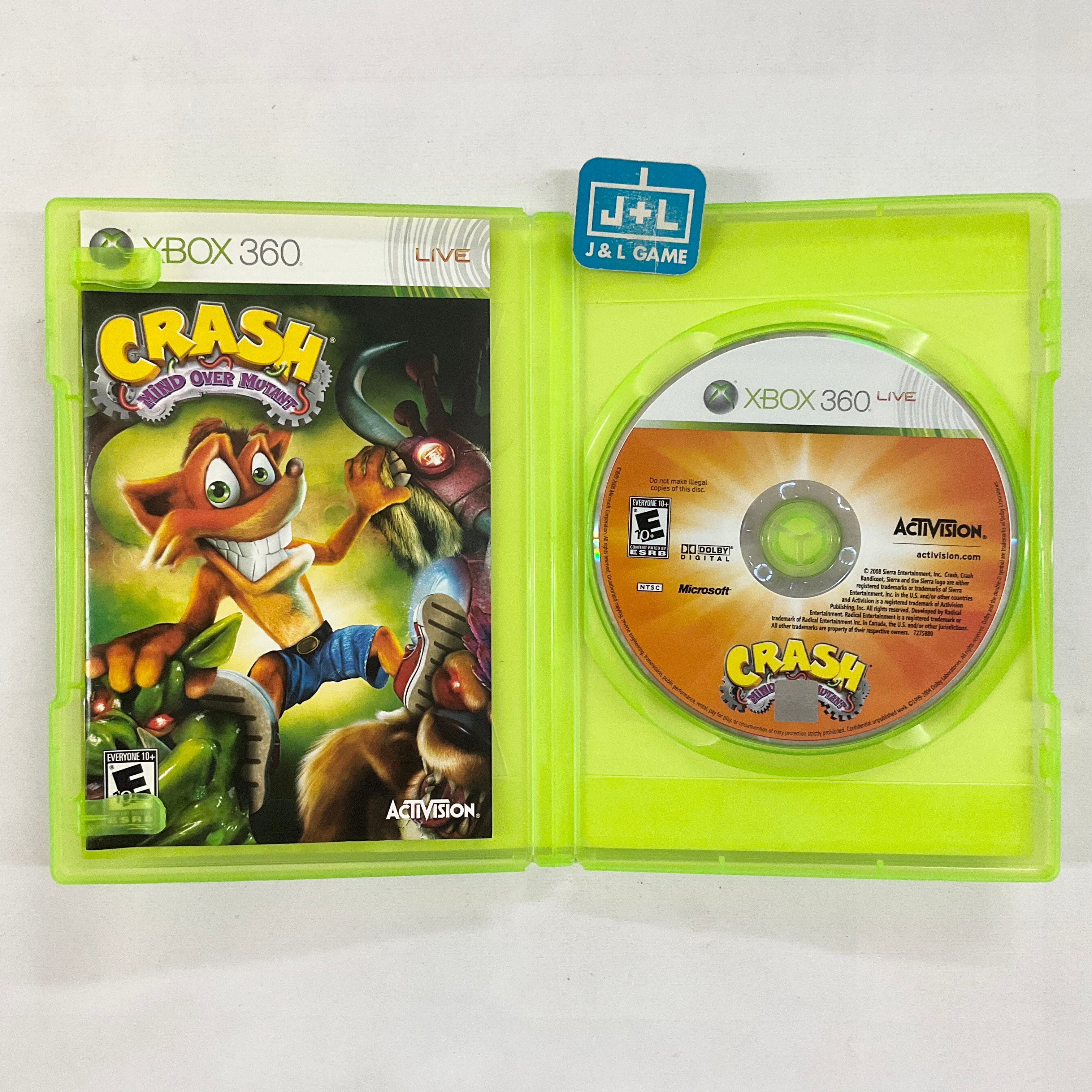 Crash: Mind Over Mutant - Xbox 360 [Pre-Owned] | J&L Game