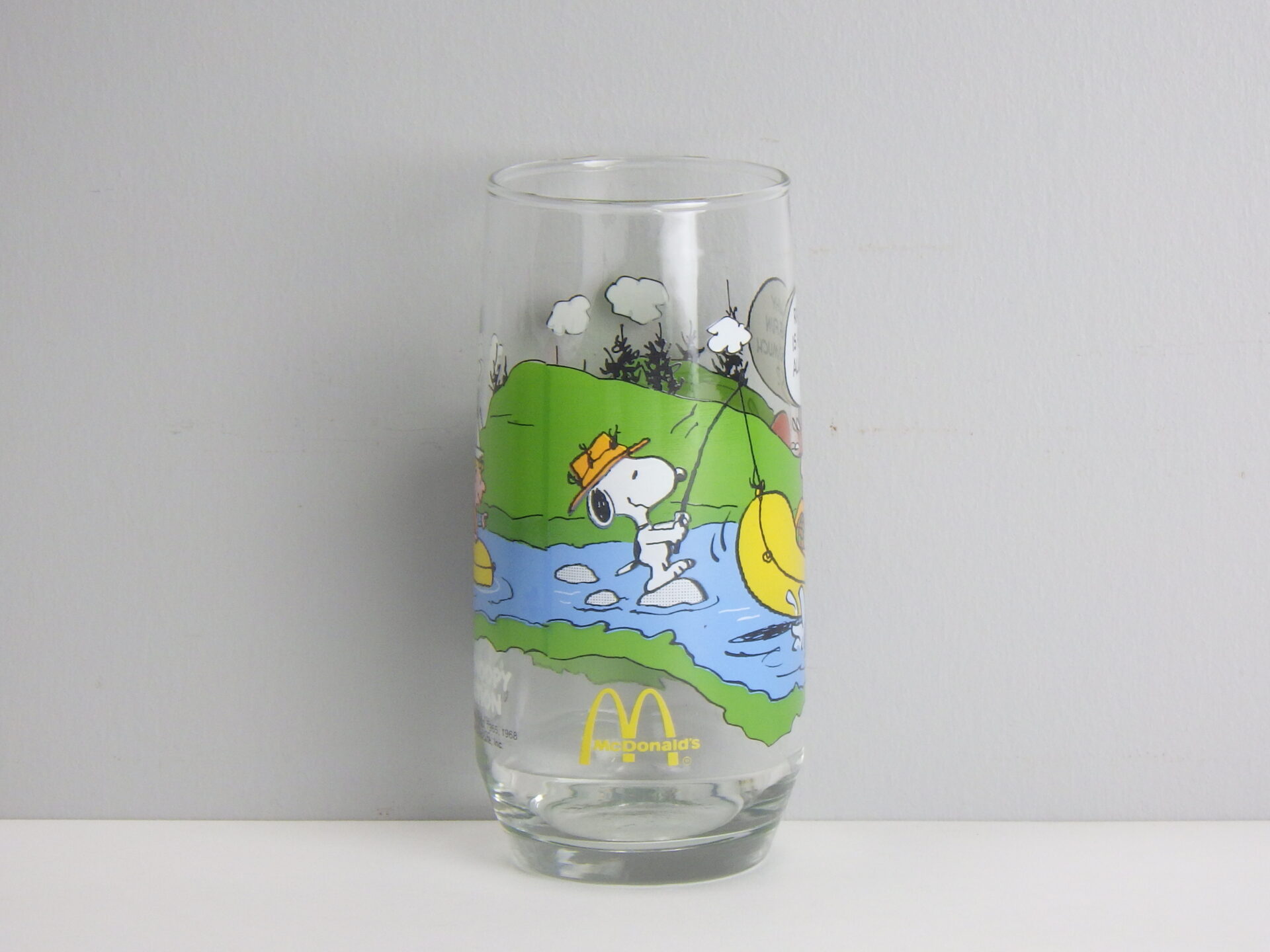McDonald's” CAMP SNOOPY COLLECTION Vintage Glass マクドナルド