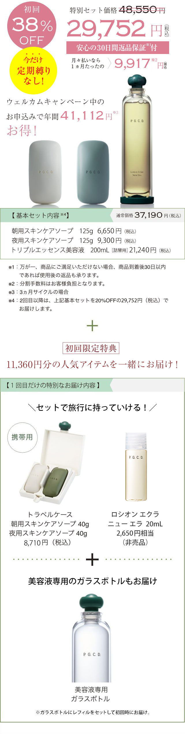 P.G.C.D.と肌育とわたし | 1週目 | P.G.C.D.