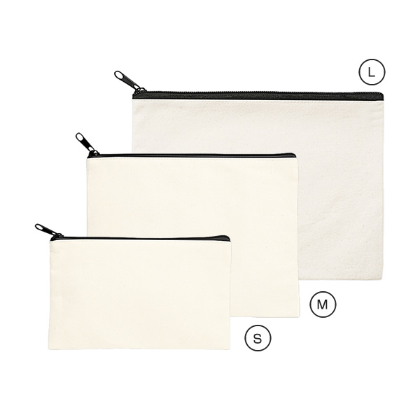 TR-0822】 キャンバス フラットポーチ | オリジナルTシャツのプリント