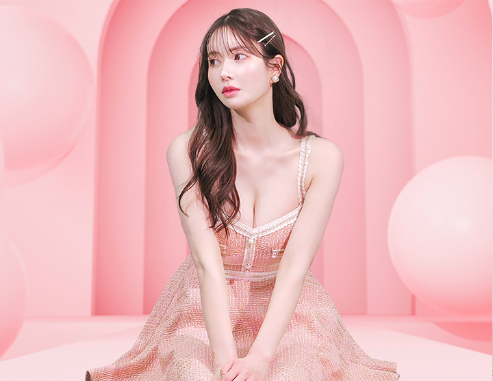 MARS♡タグ付き♡ローズケーキ柄キャミトップス♡柄の配置厳選♡白