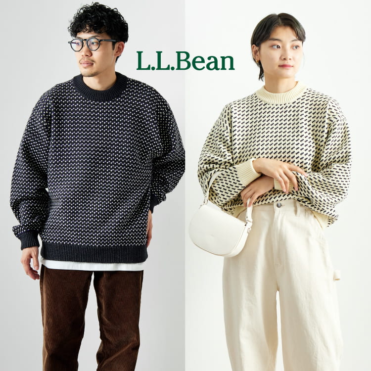 L.L.Bean名作ニット＆スウェットで作る最旬秋冬レトロスタイル｜JEANS