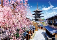 EPO-52-805 風景 桜咲く八坂の塔―京都 500ピース ［CP-SK］ エポック社