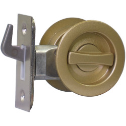 GIA/日中製作所 121-MF 鎌錠 両面サムターン錠 丸座 チューブラタイプ