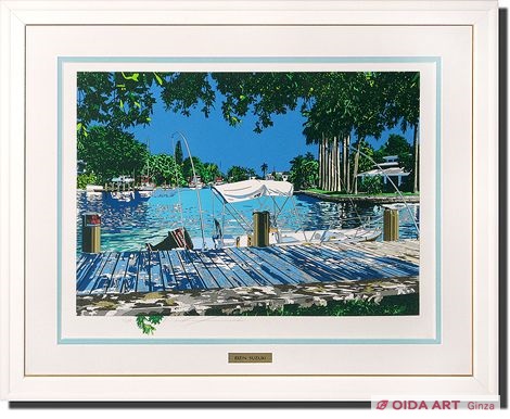 鈴木英人 THE BOAT IN THE SUN | 絵画など美術品の販売と買取 | 東京