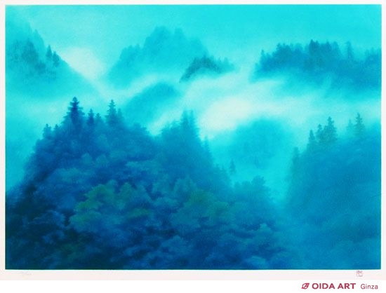 東山魁夷 朝雲 | 絵画など美術品の販売と買取 | 東京・銀座 おいだ美術