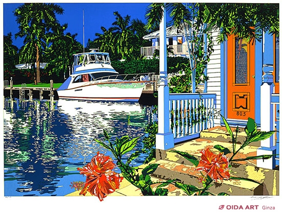 鈴木英人 トゥーフラワーズ | 絵画など美術品の販売と買取 | 東京