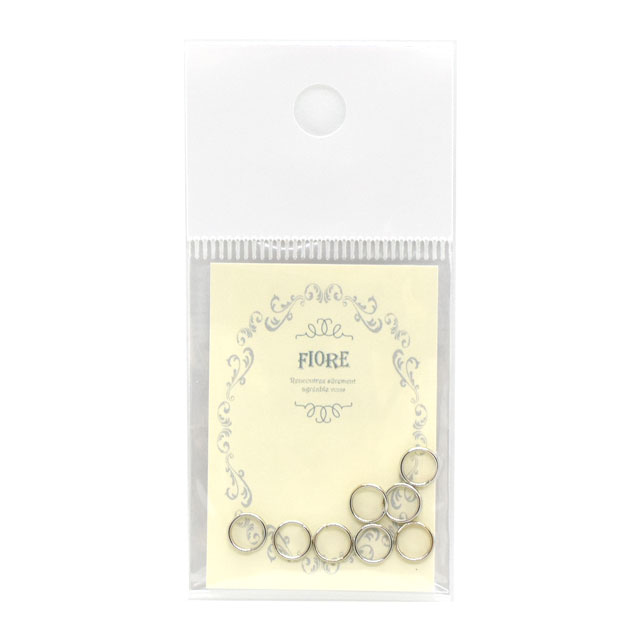 アクセサリーパーツ 二重カン（F-111-R） 線径0.6mm×外形6mm R