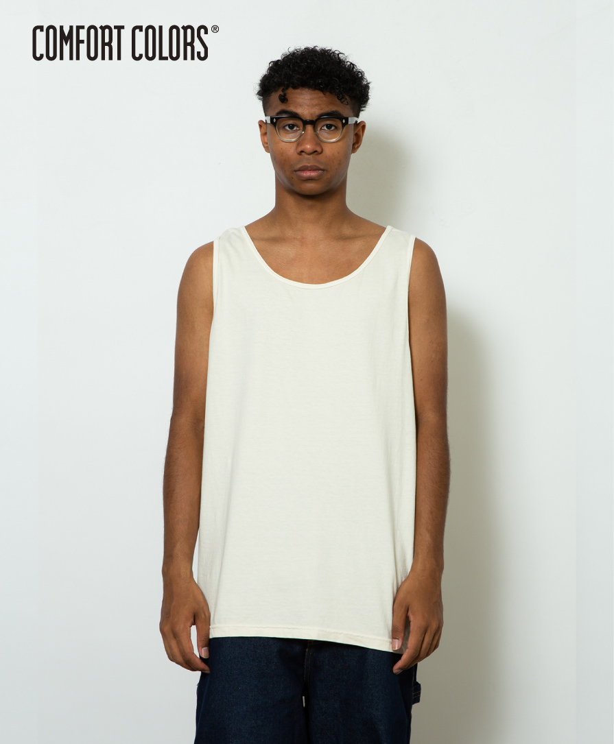 後染めタンクトップCONFORT COLORS(コンフォートカラーズ)-無地タンク