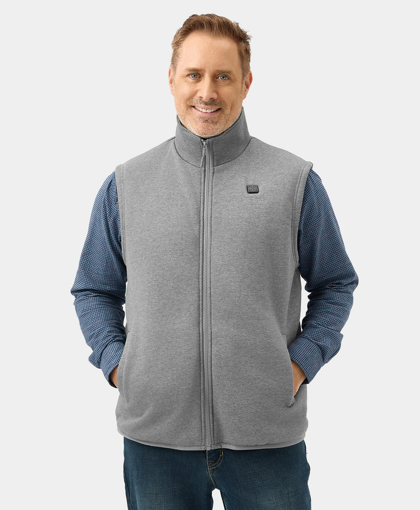 Men's Heated Fleece Vest | Electric Heating | ororo®