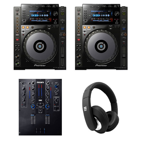 CDJ-900NXS初心者オールマイティーDJセット(UNO/voyage)☆USBメモリ
