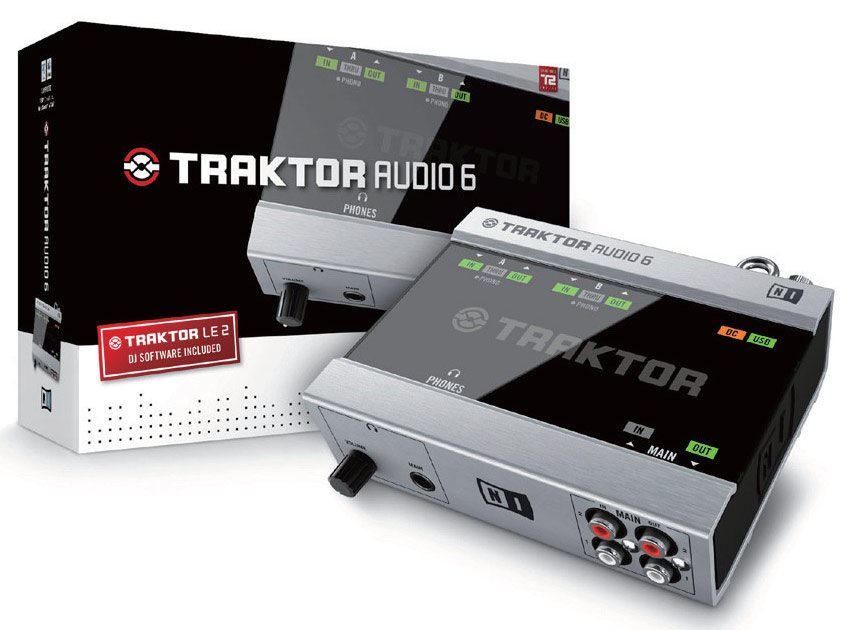 Native Instruments/オーディオインターフェイス/TRAKTOR AUDIO 6 -DJ