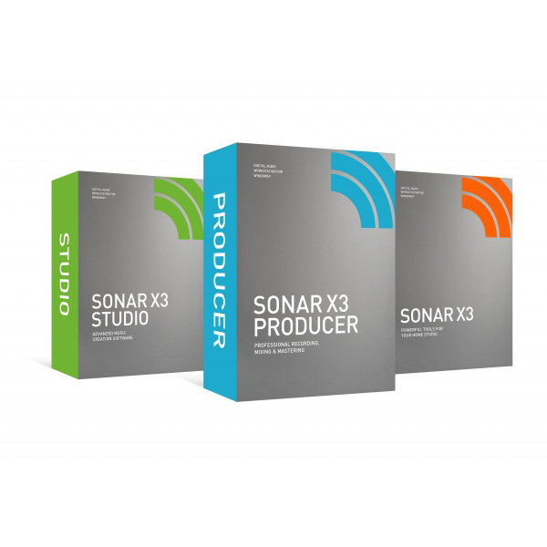 SONARの楽曲編集用ソフトX3 Seriesの紹介ページです。