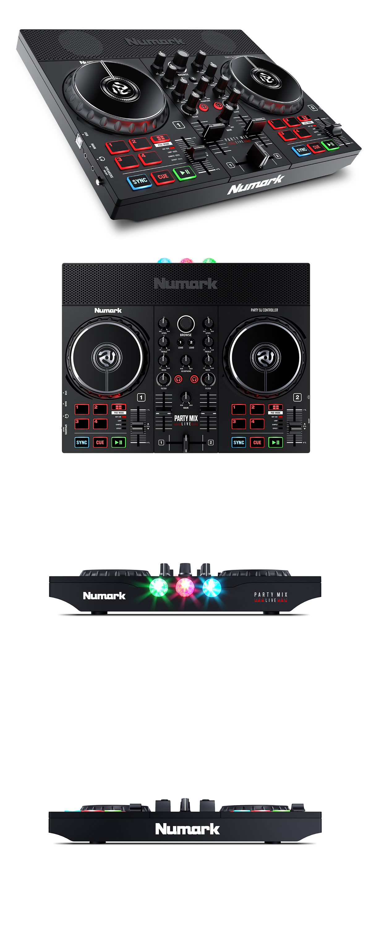 NumarkのPartymix Liveのお得なバンドルセット！DJ始めたい方はまずは
