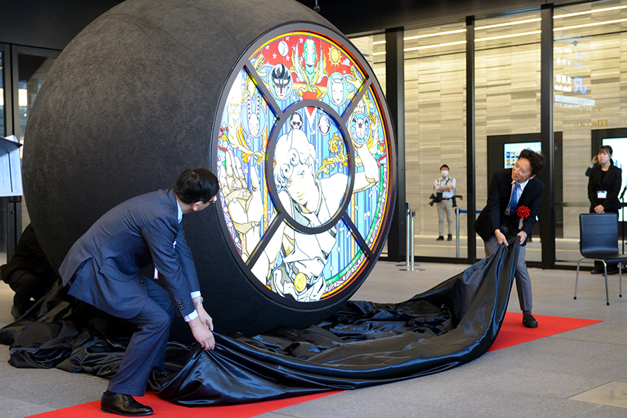 ジョジョ・荒木飛呂彦氏が手掛ける、2mの巨大作品が大阪駅に | Lmaga.jp