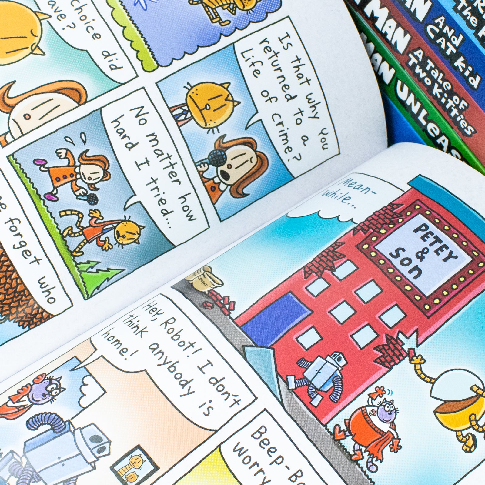 Adventures of Dog Man 10 Book Set Collection by Dav Pilkey