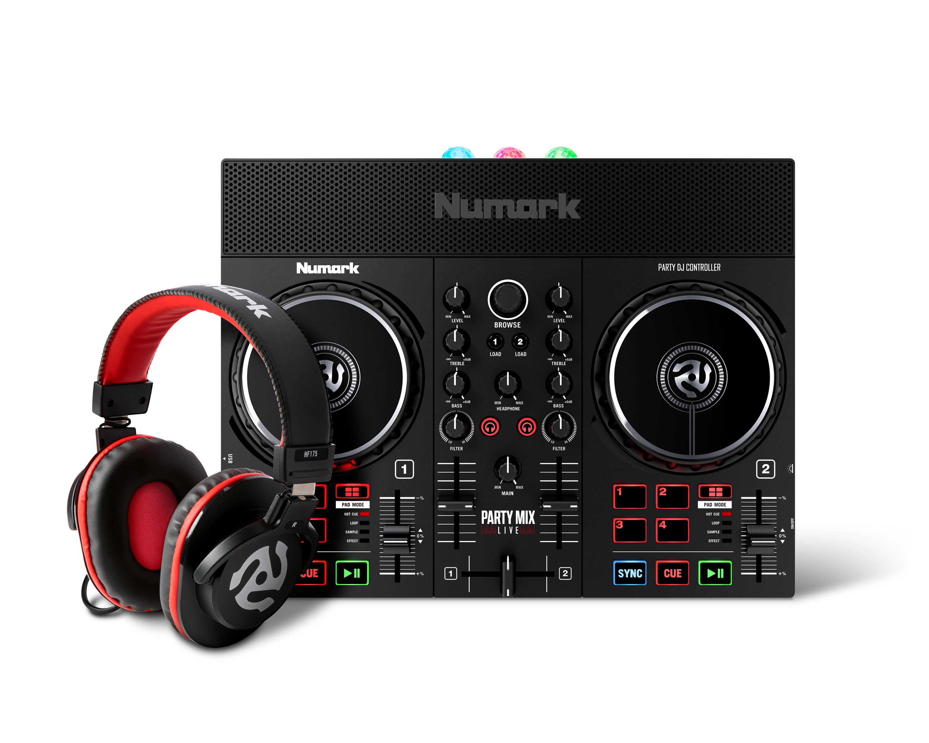 Numark Party Mix Live DJ Controller Bundle | Long & McQuade