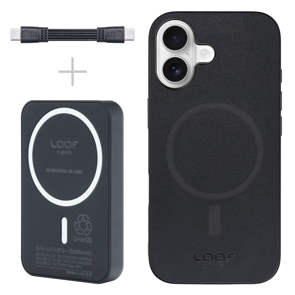 LooCo Official Shop / [ Mag+ BATTERY-SHELL ] iPhone 17 iPhone17