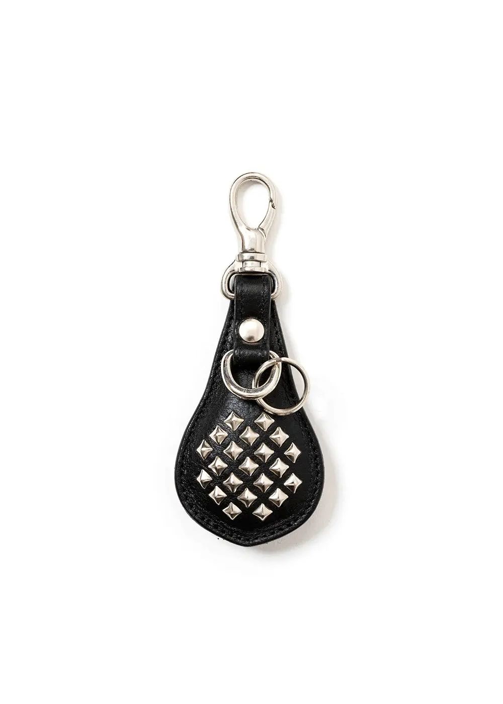 小物 CALEE STUDS LEATHER KEY RING CALEE - STUDS LEATHER ASSORT KEY RING <TYPE 1 > (BLACK A