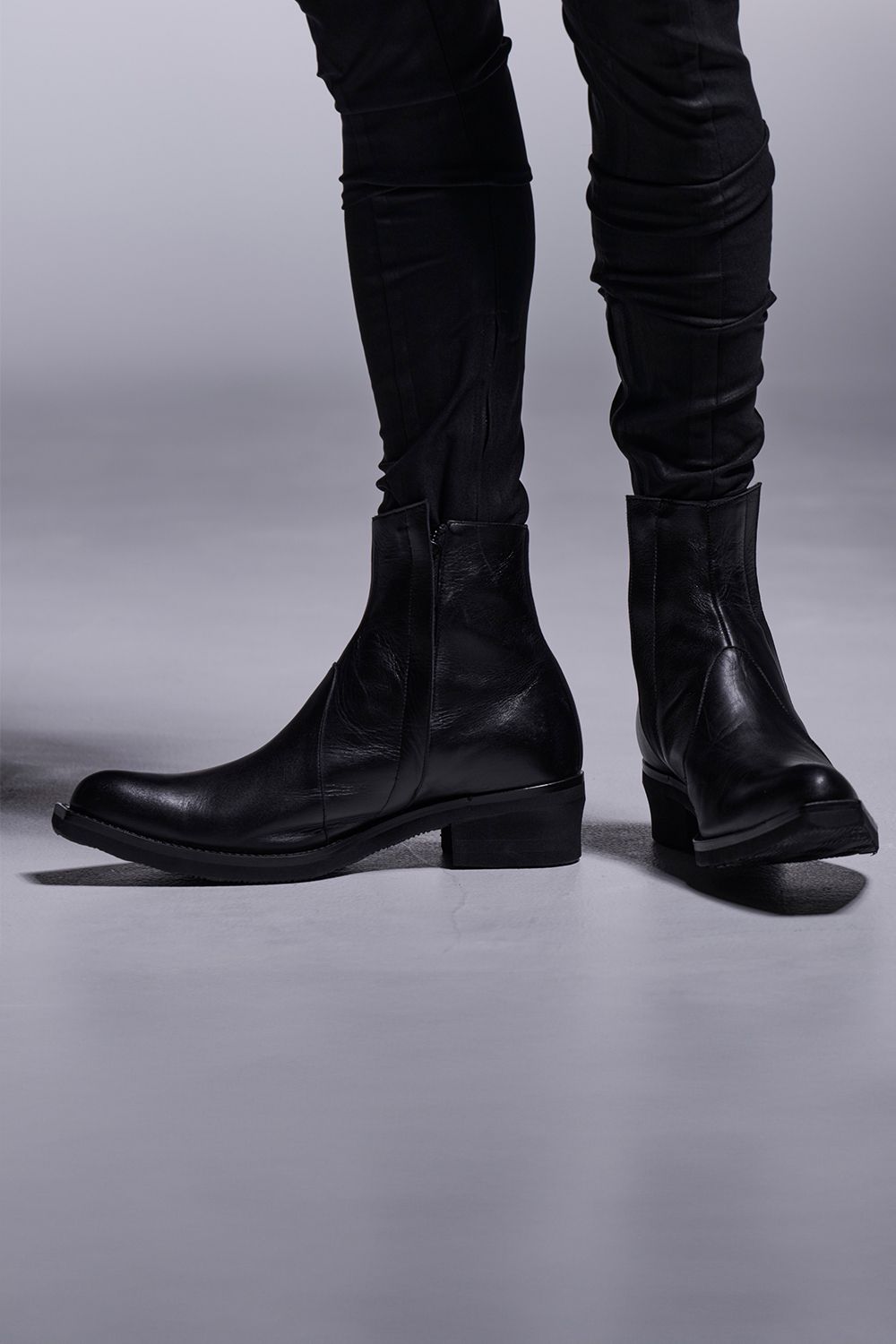 kiryuyrik - Cow Hide Middle Boots / カウハイド ミドルブーツ | laid