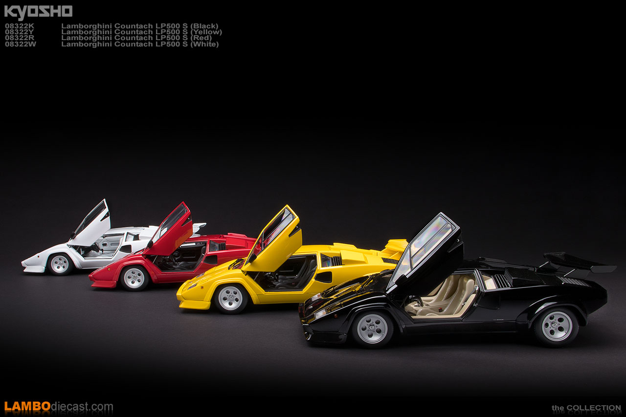 The 1/18 Lamborghini Countach LP500S from Kyosho, a review by