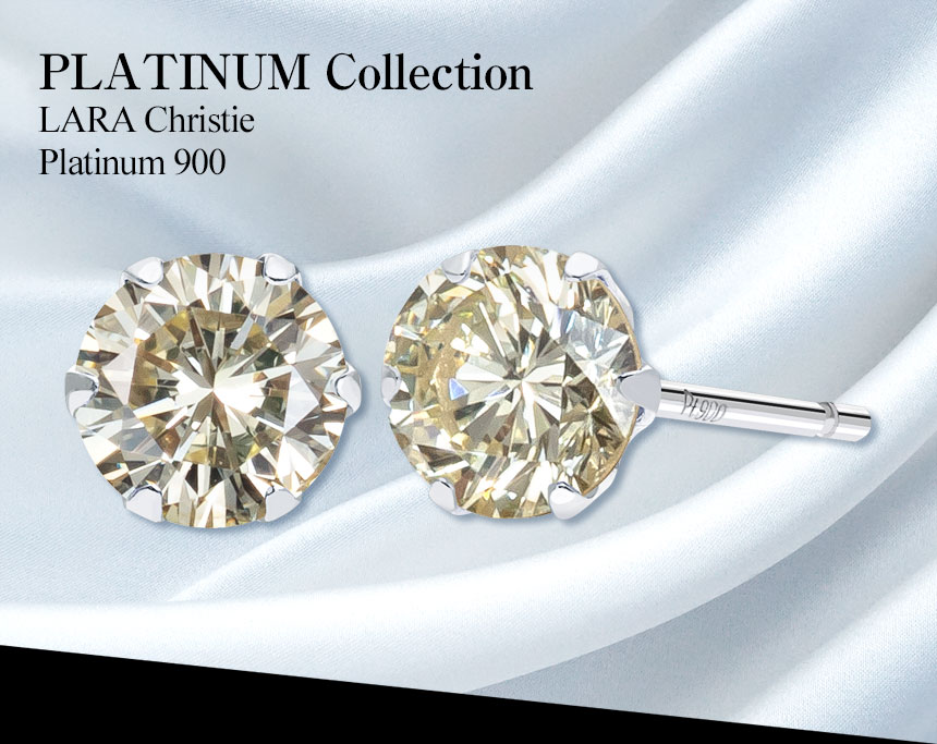 ピアス 両耳 レディース ダイヤモンド シャンパンカラー 計0.5ct 6本爪