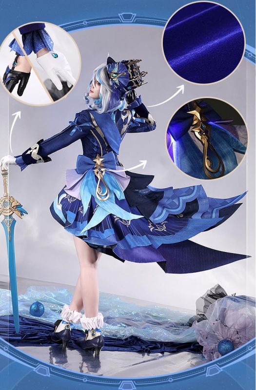 三分妄想】原神 Genshin 黒Ver フリーナ/Furina フォカロルス/Focalors