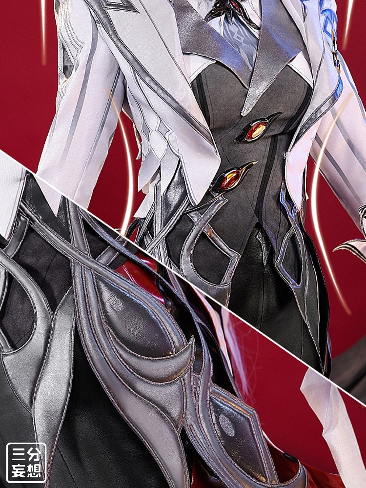 三分妄想】原神 Genshin「召使」アルレッキーノ Arlecchino コスプレ