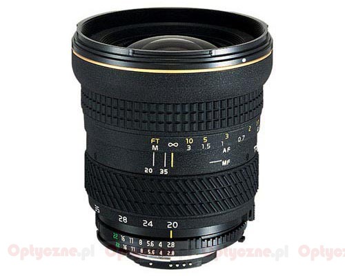 Tokina AT-X 235 PRO AF 20-35 mm f/2.8 - LensTip.com