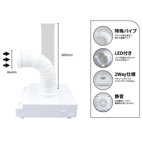 WSPT JAPAN | 集塵機ヴァンスーサーⅡ | ライフビューティーネイルプロ