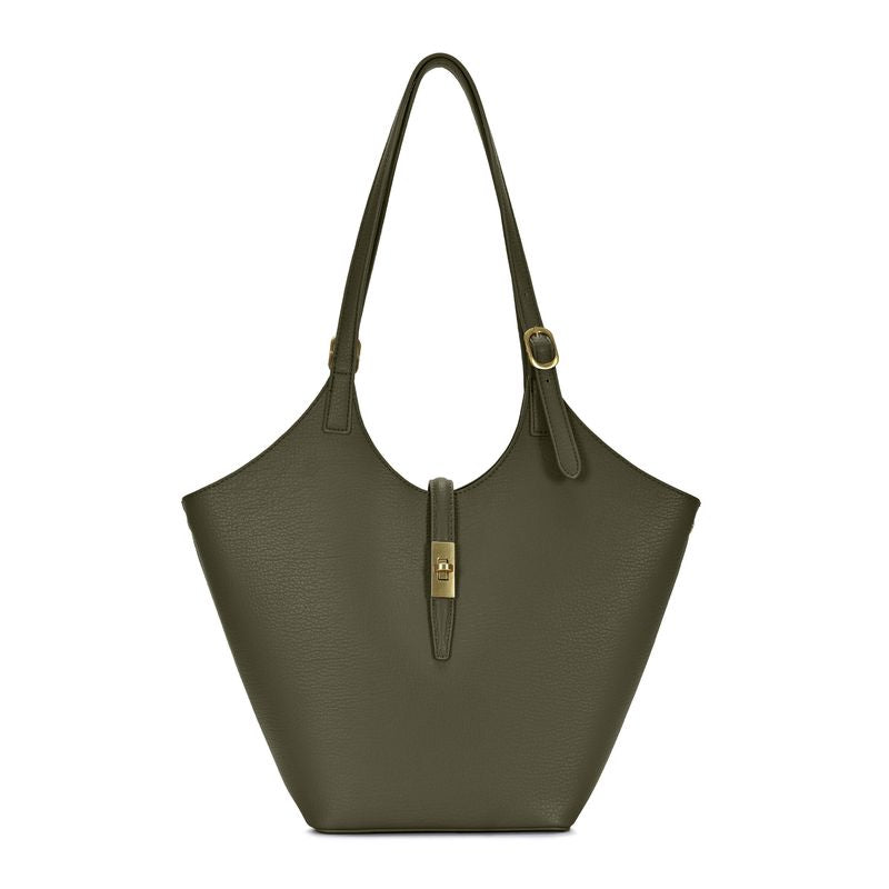 Isabelle 2 in 1 Scoop Neck Tote – Versatile Vegan Leather Bag by