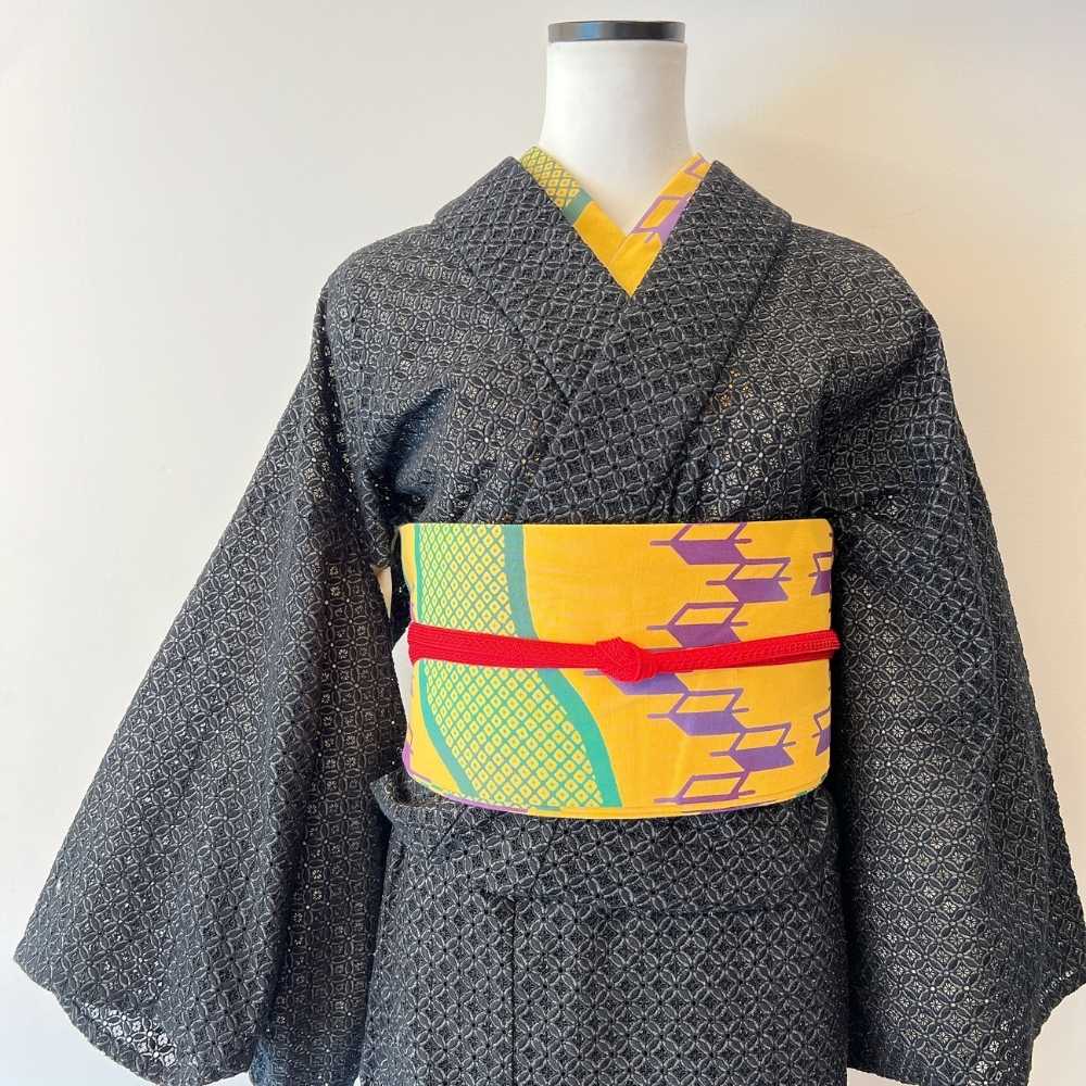 手ぬぐい半幅帯「加賀矢羽」 | 普段着きものもたはん