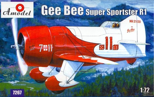 Gee Bee Super Sportster R1 Aircraft model do sklejania A-Model -07267