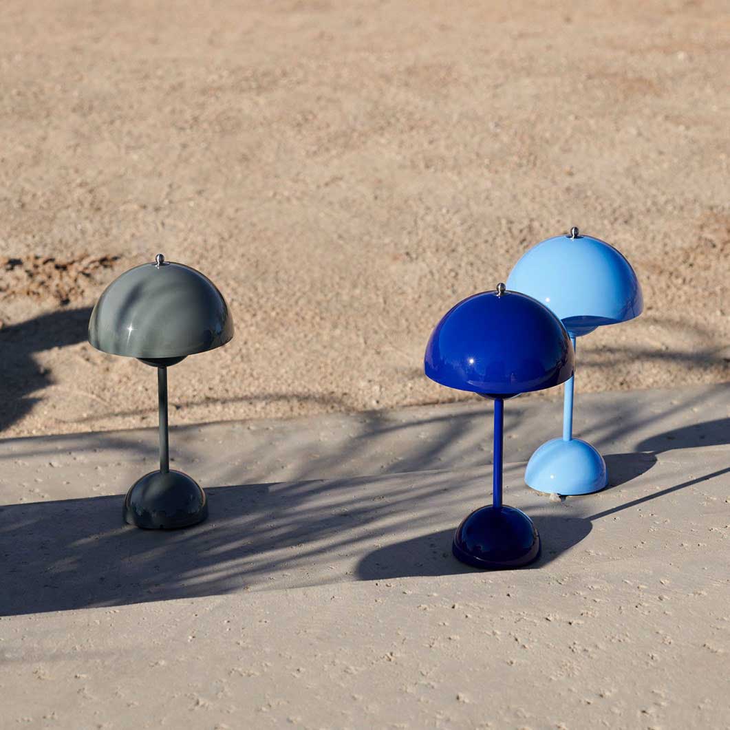 Flowerpot ポータブルテーブルランプ VP9 コバルトブルー(コバルト