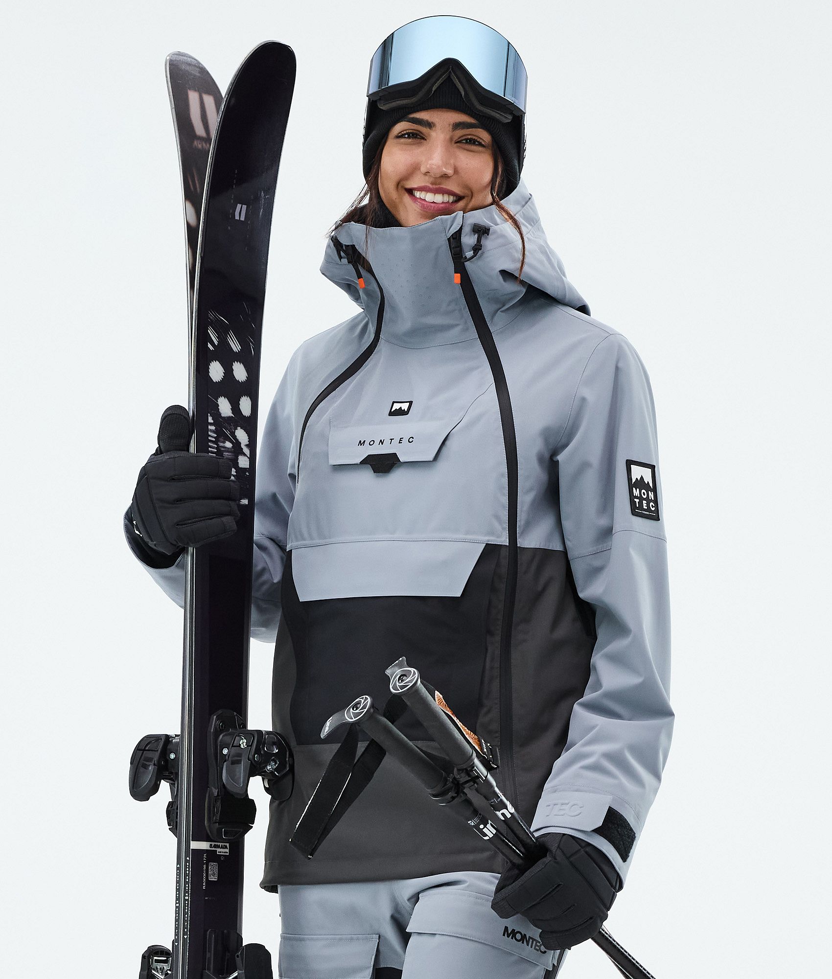 Montec Doom W スキージャケット レディース Soft Blue/Black/Phantom