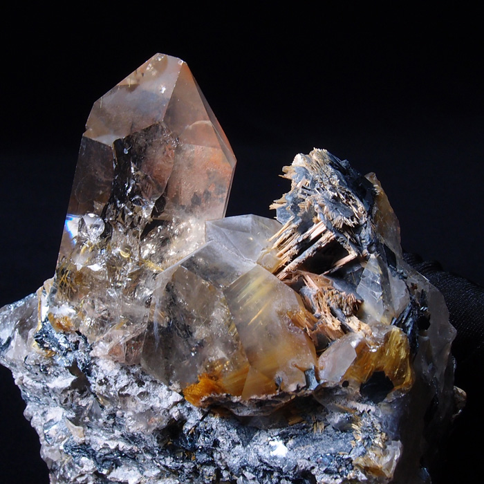 GC1176 金針水晶（ゴールドルチル）原石（群晶） 水晶天然石専門店