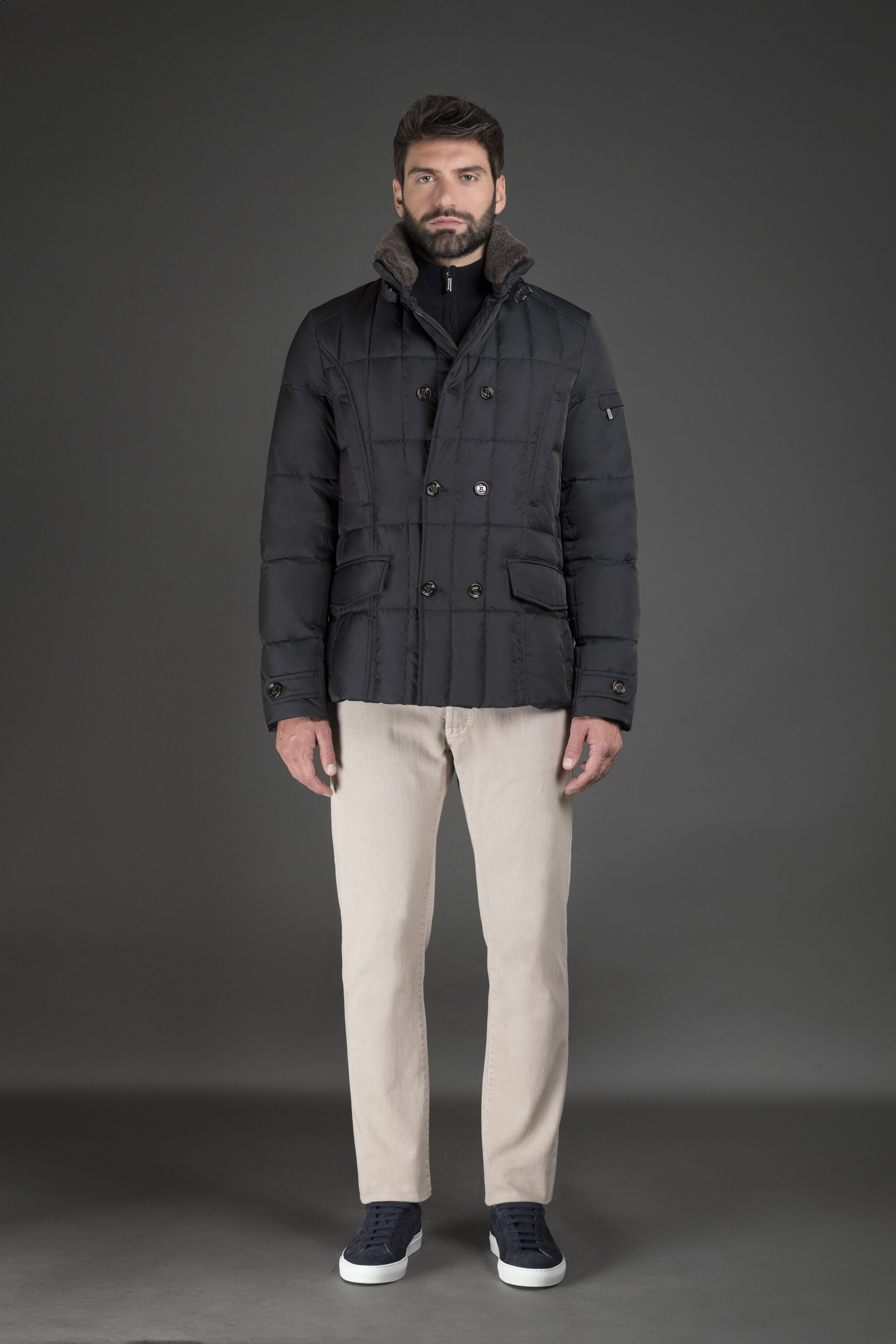 SIRO-KM in BLU: Luxury Italian Jackets for Men | MooRER®