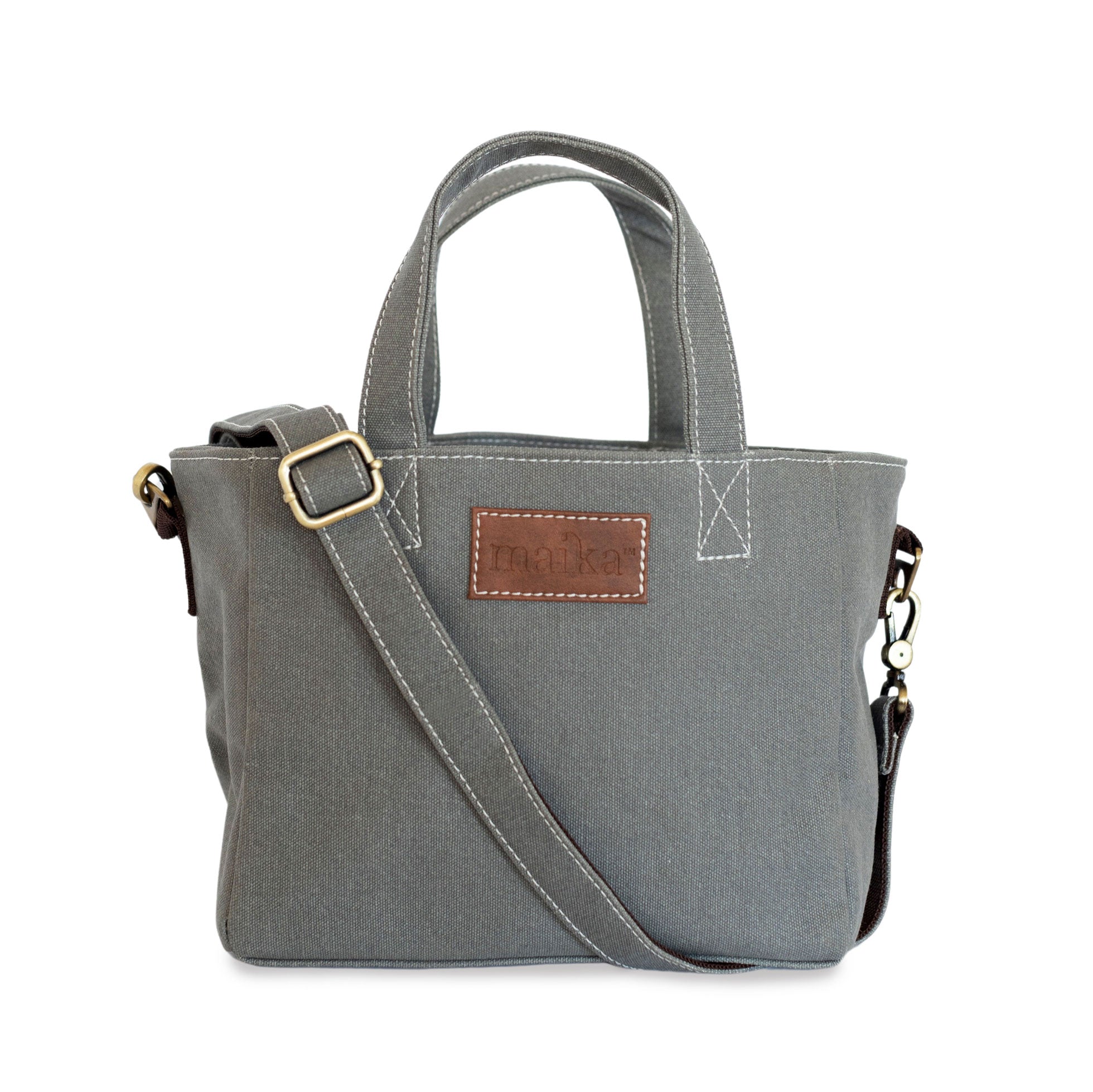 Mini Tote - Waxed Ash Grey - Maika
